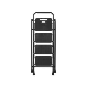 Garden Tools Portable Folding Ladder with Wide Anti-Slip Pedal (Type: Style C, Color: Black)